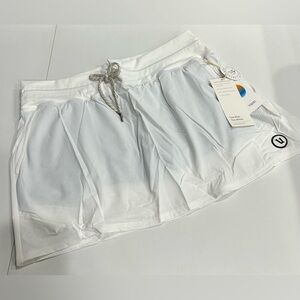 Vuori Women's XL Seabreeze Skirt White NWT